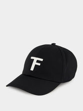 Tom Ford Black Brushed Cotton Baseball Cap