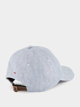 Brunello Cucinelli Powder Grey Linen Cap