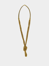 Aurélie Bidermann Yellow Gold Miki Knot Necklace