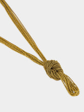Aurélie Bidermann Yellow Gold Miki Knot Necklace