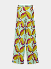 Paula Mira Aquageo Jacquard Pants with Drawstring