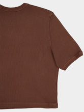 Miu Miu Brown Embroidered Cotton T-Shirt