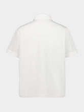 Miu Miu White Slubbed Poplin Shirt