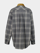 Miu Miu Slate Grey Checked Flannel Shirt
