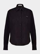 Miu Miu Black Stretch Poplin Shirt