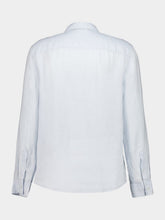 James Perse Light Blue Classic Linen Shirt