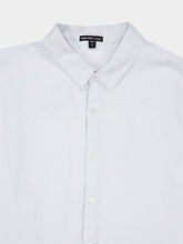 James Perse Light Blue Classic Linen Shirt