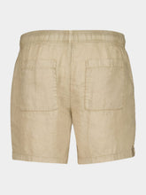 James Perse Light Khaki Linen Drawstring Shorts