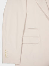 Brunello Cucinelli Beige Cotton and Cashmere Blazer