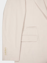 Brunello Cucinelli Beige Cotton and Cashmere Blazer