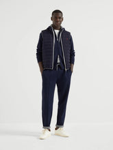 Brunello Cucinelli Navy Bonded Nylon Down Vest