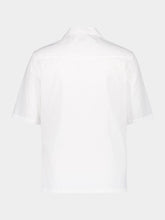 Brunello Cucinelli White Short-Sleeved Cotton Shirt