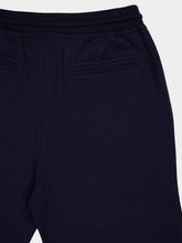 Brunello Cucinelli Navy Blue Casual Fit Cotton Pants