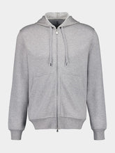 Brunello Cucinelli Grey Zip-Up Sweatshirt