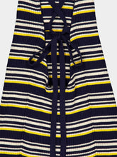 Miu Miu Blue Striped Cotton Dress