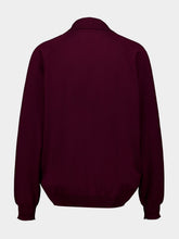 Miu Miu Amaranth Red Wool Cardigan