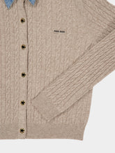 Miu Miu Sabbia Cashmere Silk Cardigan