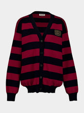 Miu Miu Striped Knit Cardigan