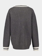 Miu Miu Grey Cashmere Knit Cardigan