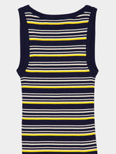 Miu Miu Blue Striped Cotton Tank Top