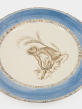 Paravicini Monkey Blue Ceramic 06 Dinner Plate