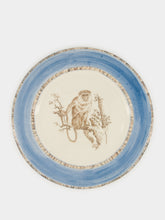 Paravicini Monkey Blue Ceramic 08 Dinner Plate