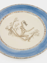 Paravicini Monkey Blue Ceramic 10 Dinner Plate