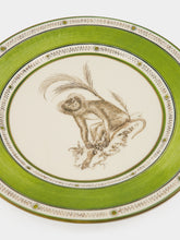 Paravicini Monkey Green Ceramic 06 Dinner Plate