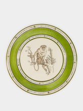 Paravicini Monkey Green Ceramic 08 Dinner Plate
