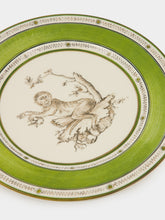 Paravicini Monkey Green Ceramic 09 Dinner Plate