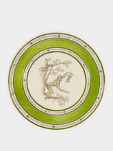 Paravicini Monkey Green Ceramic 10 Dinner Plate
