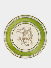 Paravicini Monkey Green Ceramic 11 Dinner Plate