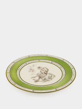 Paravicini Monkey Green Ceramic 12 Dinner Plate