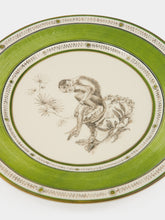 Paravicini Monkey Green Ceramic 12 Dinner Plate