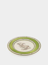 Paravicini Monkey Green Ceramic 02 Dessert Plate