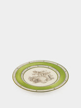 Paravicini Monkey Green Ceramic 03 Dessert Plate