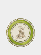 Paravicini Monkey Green Ceramic 06 Dessert Plate