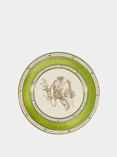 Paravicini Monkey Green Ceramic 08 Dessert Plate