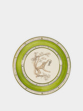 Paravicini Monkey Green Ceramic 10 Dessert Plate