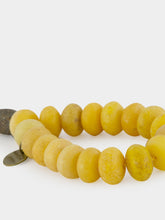 Studio Julia Atlas Light Yellow Prayer Bead Artwork