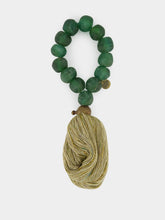 Studio Julia Atlas Green Prayer Bead Artwork
