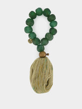 Studio Julia Atlas Green Prayer Bead Artwork