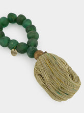 Studio Julia Atlas Green Prayer Bead Artwork