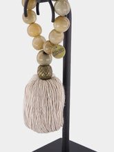 Studio Julia Atlas Grey Prayer Bead Artwork