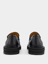 Marni Black Leather Chunky Loafers