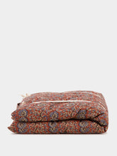 Madam Stoltz Printed Cotton Floor Mattress with Handles