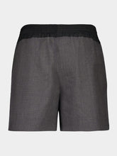 Miu Miu Ardesia Grey Superfine Wool Shorts