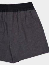 Miu Miu Ardesia Grey Superfine Wool Shorts