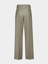 Miu Miu Beige Kid Mohair Straight-Leg Pants