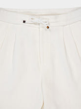 Brunello Cucinelli White Bermuda Shorts with Drawstring